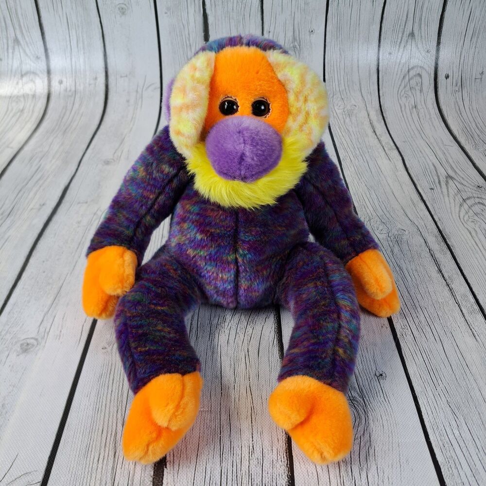 TY Beanie Buddy Bananas Orangutan 2001 Retired Plush